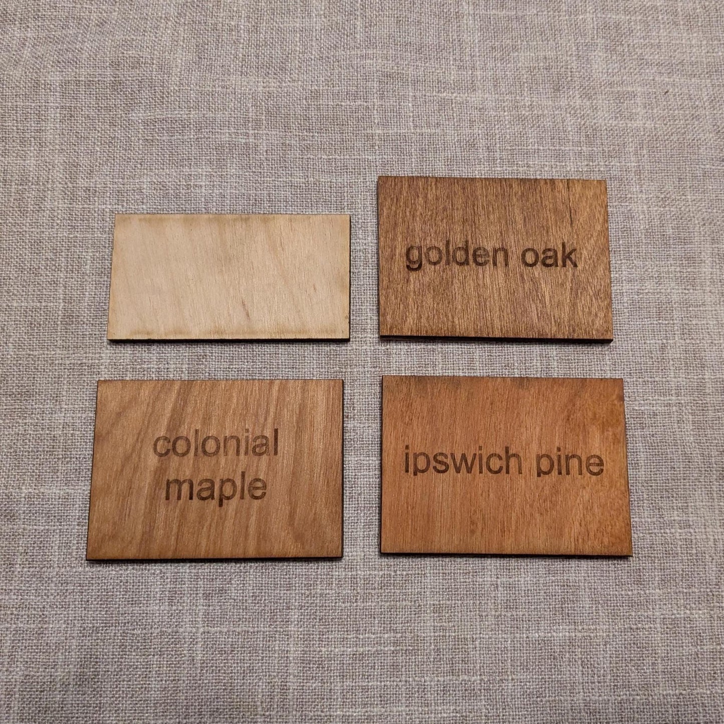 Wood Place Card Wedding Name Plate