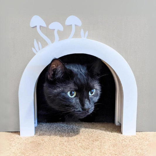 Cottagecore Mushroom Interior Cat Door